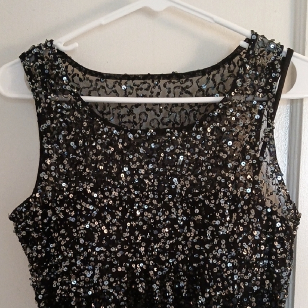 Adrianna Papell Sequin Coktail Dress - Picture 6 of 11